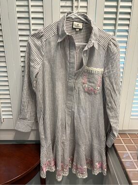 Tuckernuck Callahan Dress with floral embroidery